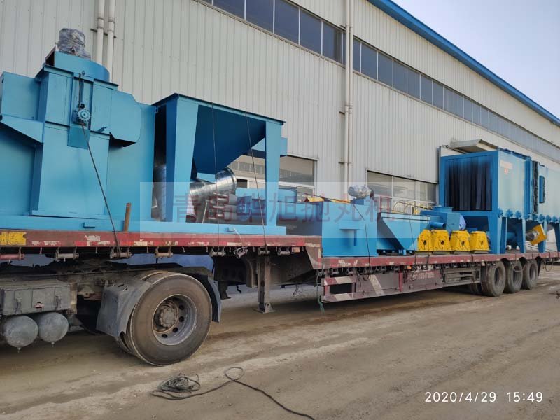 Q6915輥道通過式拋丸機發往云南大理 Q6915輥道通過式拋丸機發往云南大理